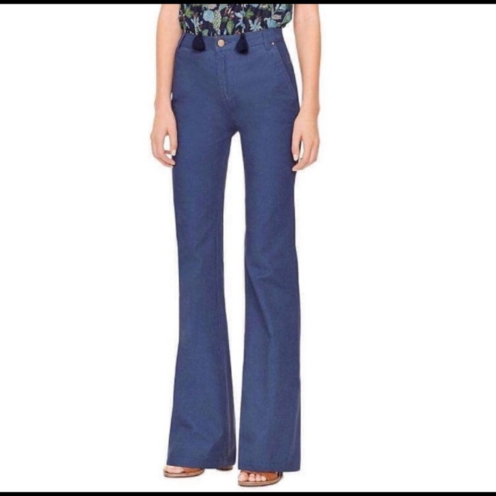 Tory Burch flare leg high waisted trouser